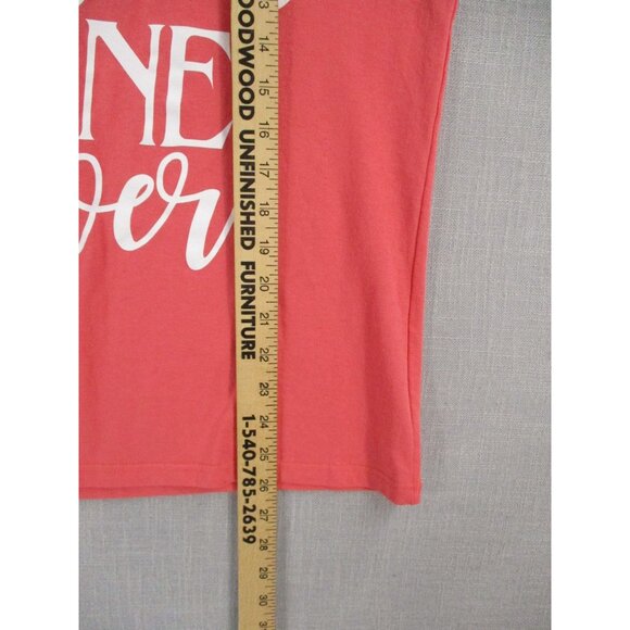 Dog Mother Wine Lover Womens Medium T-Shirt Gildan Heavy Cotton Pink Graphic Tee - Picture 5 of 7